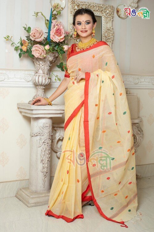 Mustard e chumki – suta.in | Cotton saree designs, Humble design, Stylish  stores