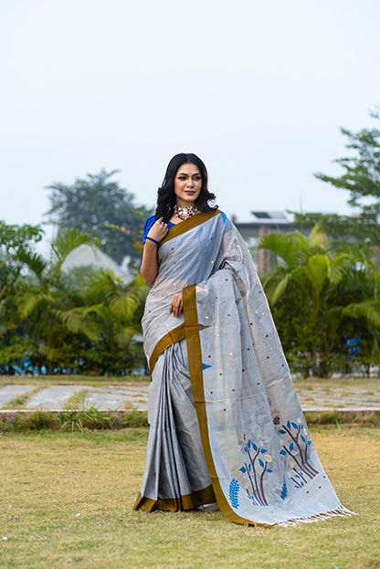 Cotton Tantuj Saree