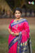 Gadwal Saree in Magenta