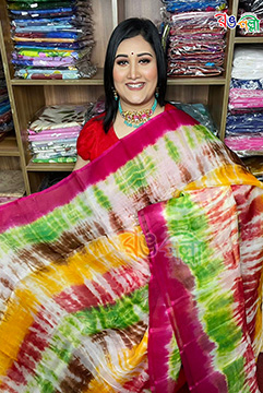 Rajshahi Moslin Batik saree