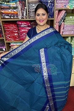 Cotton Check Saree