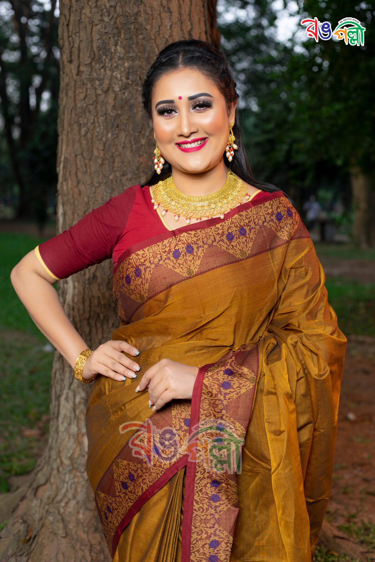 Temple Paar Saree