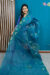 Deep Aqua Color Jamdani saree