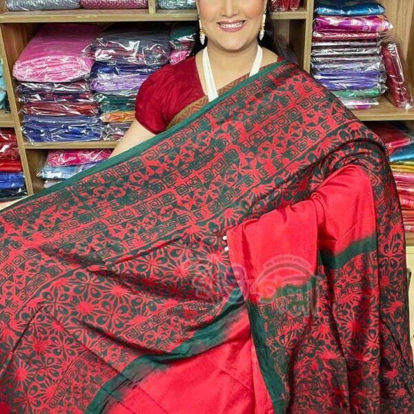 Silk Batik Saree