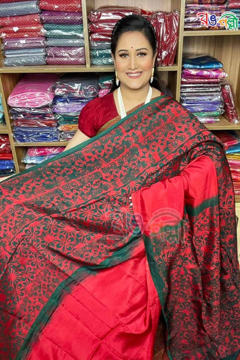 Silk Batik Saree