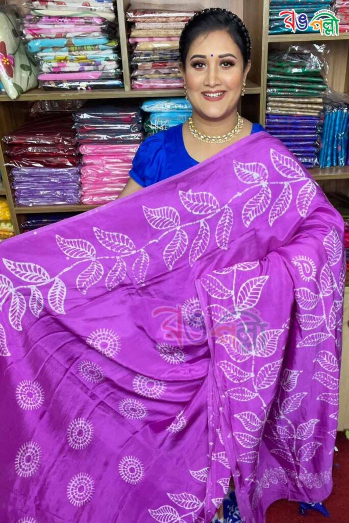 Silk Batik saree