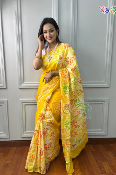 Cotton Batik Saree