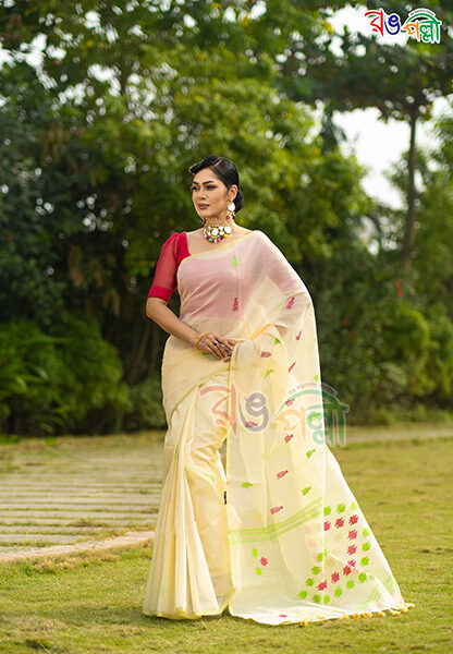 Handloom Jamdani saree price in bangladesh