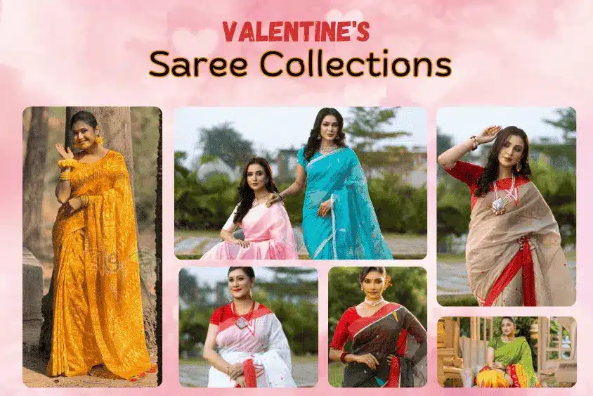 Valentines Day Saree Collections | Saree for Valentines DAy