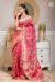 Red Color Chanderi Silk Saree