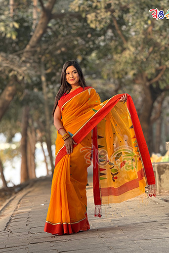 Cotton Tantuj Saree